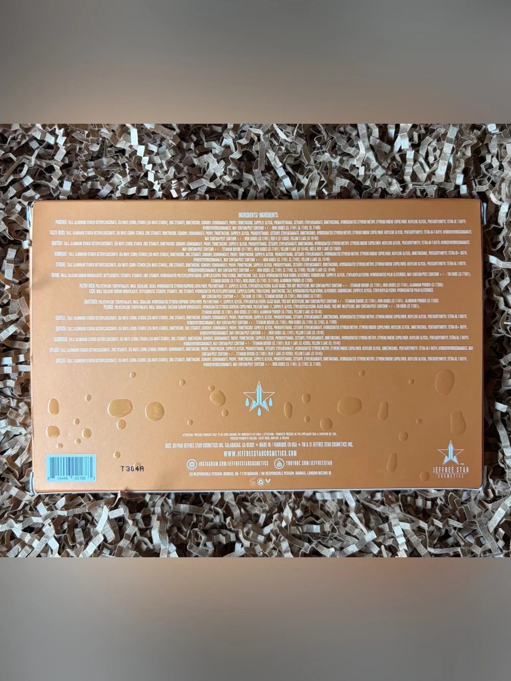 Jeffree Star Cosmetics  Thirsty Palette